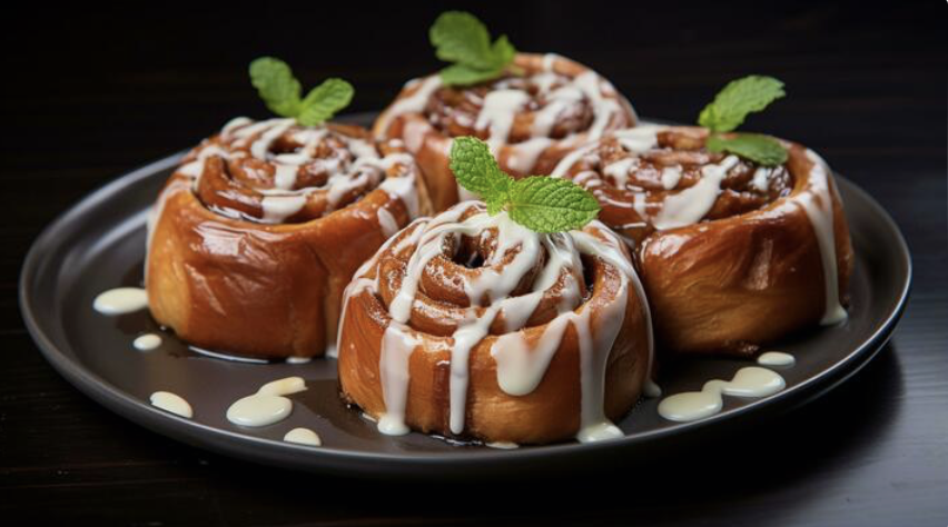 why put heavy cream in cinnamon rolls