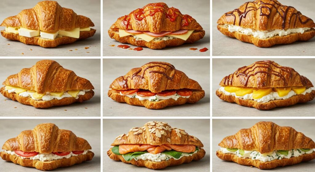 What to put on a croissant for breakfast?