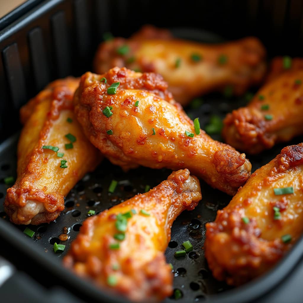 air fried chicken wings