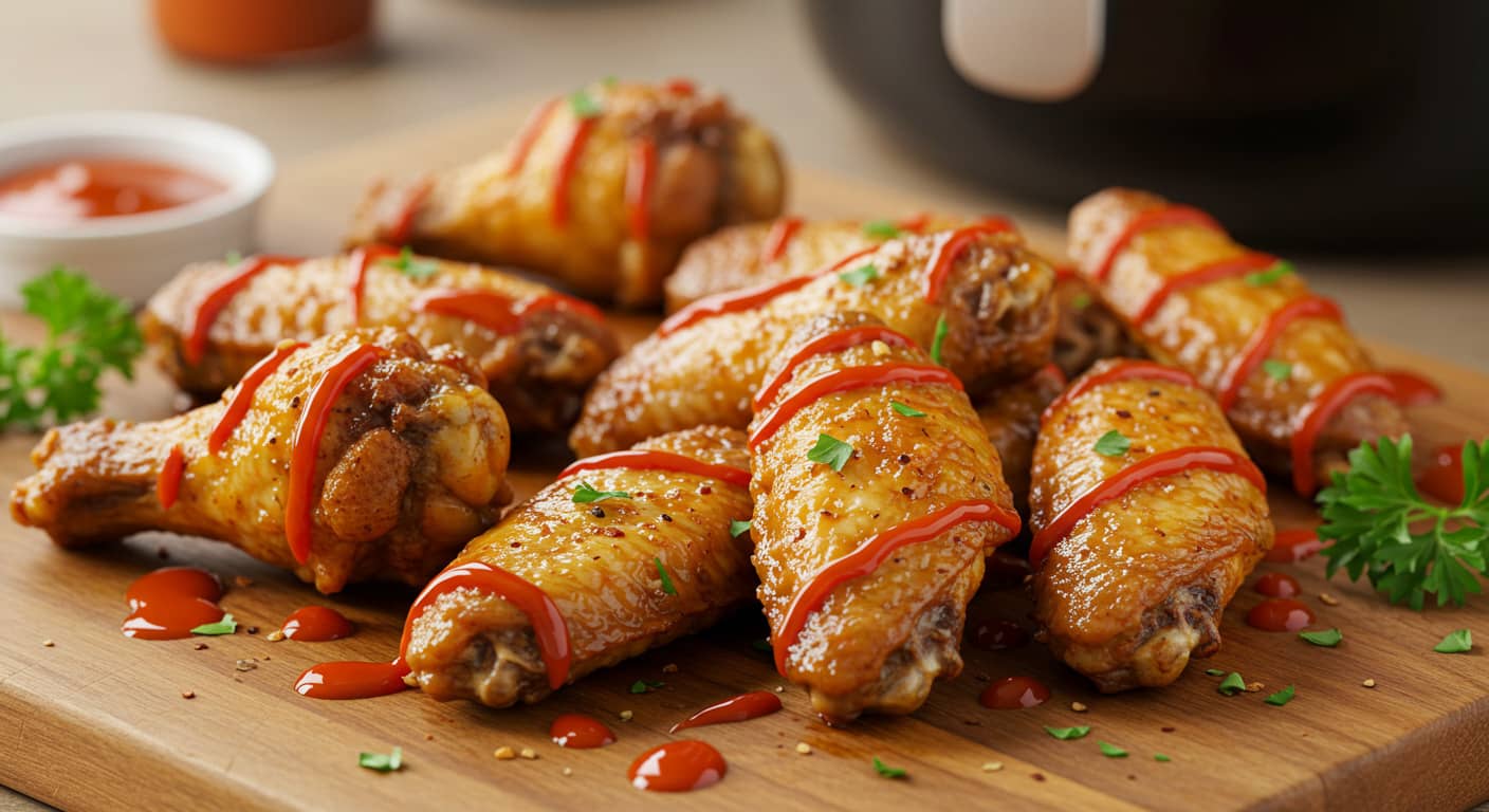 flouring chicken wings before frying