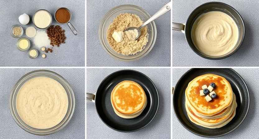 5 Minutes Oat Pancakes